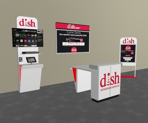 DISH Showroom Display Options