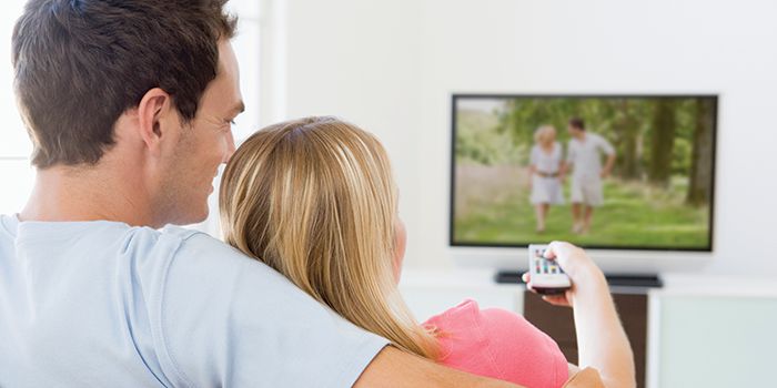 Couple Watching TV